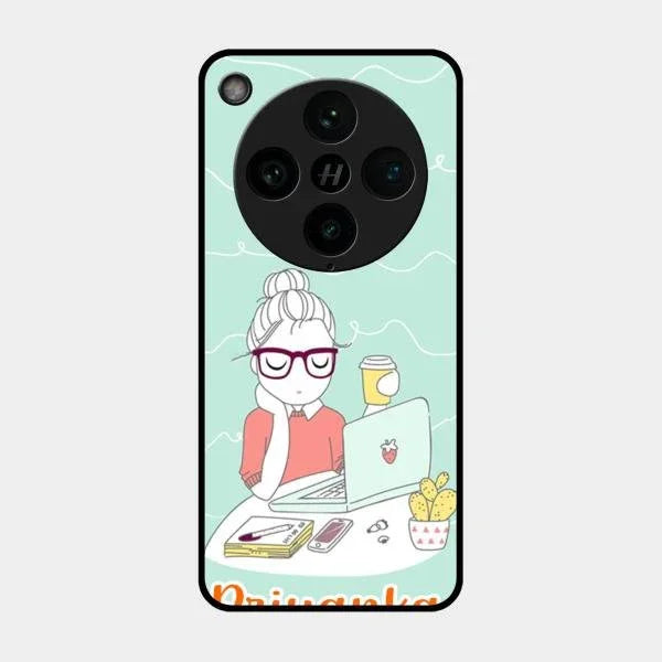 creator-girl-glossy-metal-case-cover-for Oppo Find X8 Pro 5G