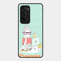 creator-girl-glossy-metal-case-cover-for Oppo Reno 12 5G