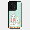 creator-girl-glossy-metal-case-cover-for Oppo Reno 8 5G