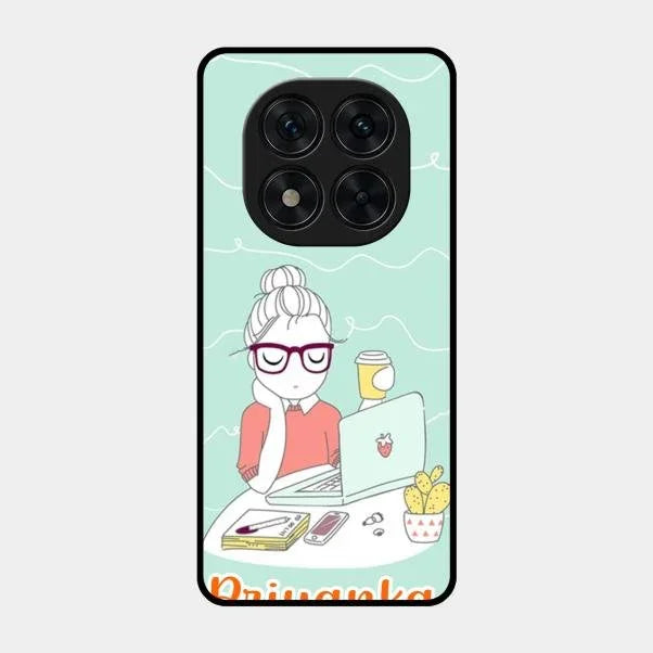 creator-girl-glossy-metal-case-cover-for Poco X7 5G
