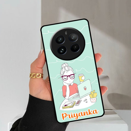 Creator Girl Glossy Metal Case Cover For Realme