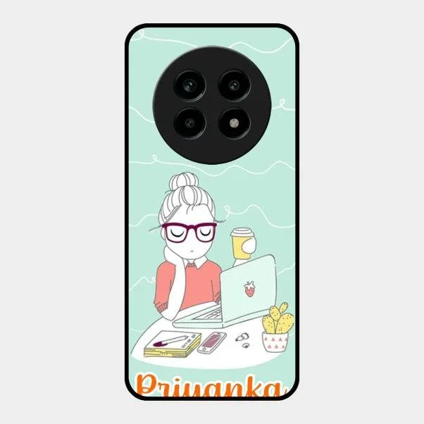 creator-girl-glossy-metal-case-cover-for Realme 13 Pro 5G