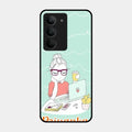 creator-girl-glossy-metal-case-cover-for Realme 14X 5G