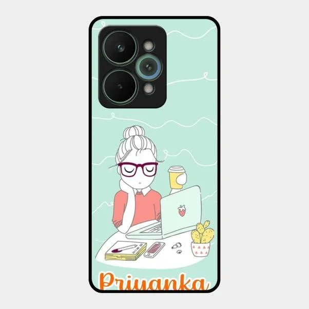 creator-girl-glossy-metal-case-cover-for Realme 15 Pro 5G