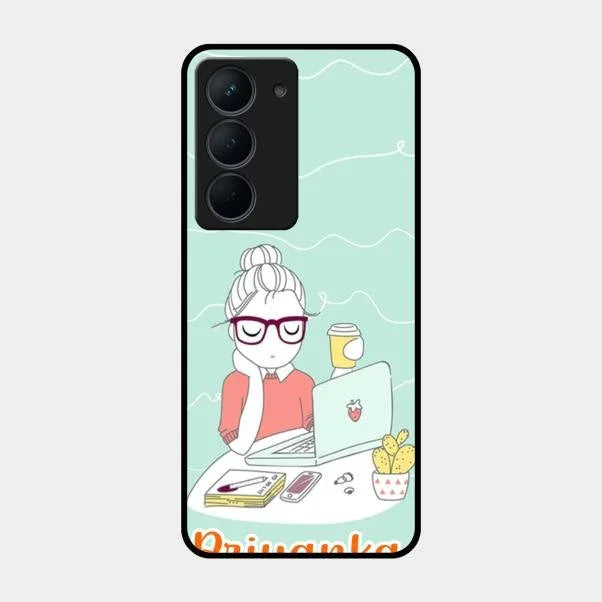 creator-girl-glossy-metal-case-cover-for Realme Narzo 80X 5G