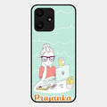 creator-girl-glossy-metal-case-cover-for Redmi 12 5G
