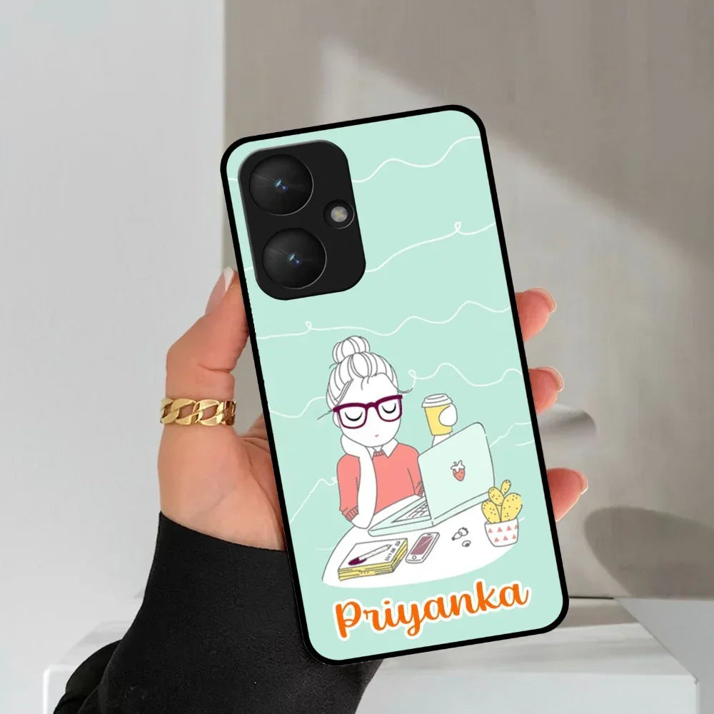 Creator Girl Glossy Metal Case Cover For Redmi - ShopOnCliQ
