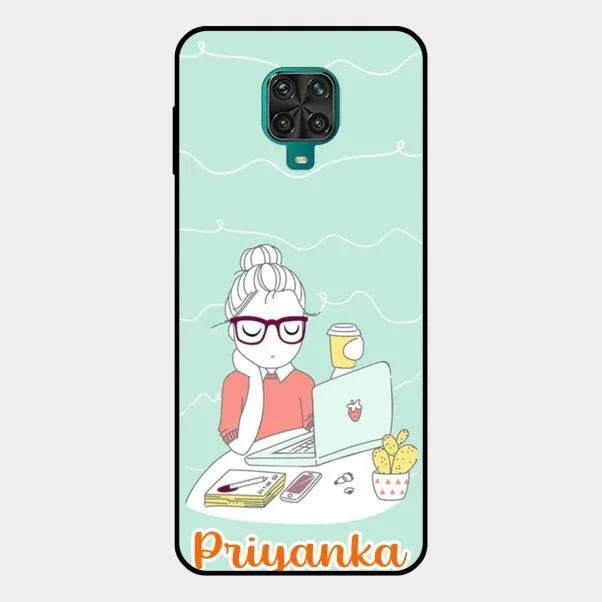 creator-girl-glossy-metal-case-cover-for Redmi Note 10 Lite