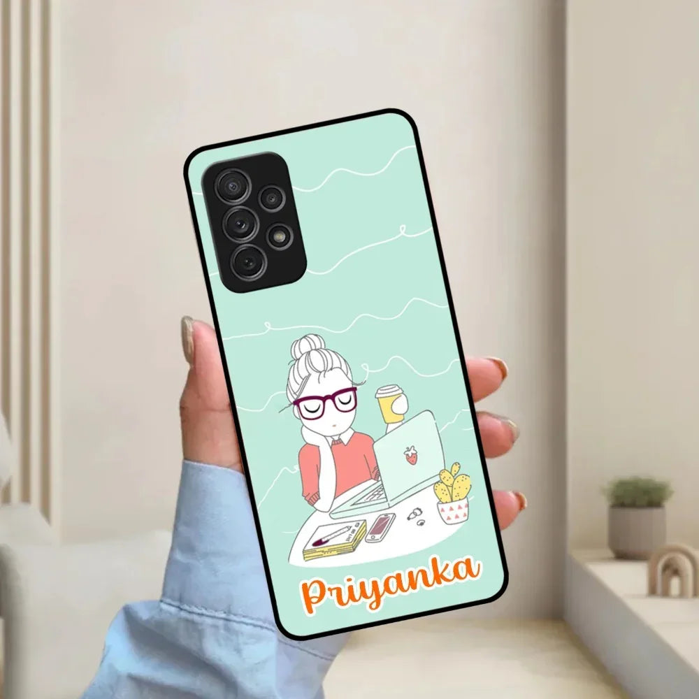 Creator Girl Glossy Metal Case Cover For Samsung - ShopOnCliQ