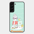 creator-girl-glossy-metal-case-cover-for Samsung Galaxy S22 Plus 5G
