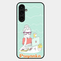 creator-girl-glossy-metal-case-cover-for Samsung Galaxy S23 Fe 5G