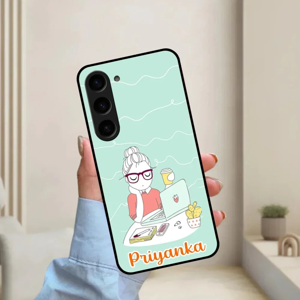 Creator Girl Glossy Metal Case Cover For Samsung - ShopOnCliQ