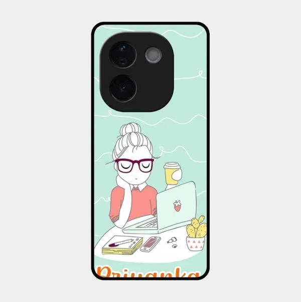 creator-girl-glossy-metal-case-cover-for Vivo T3 Pro 5G