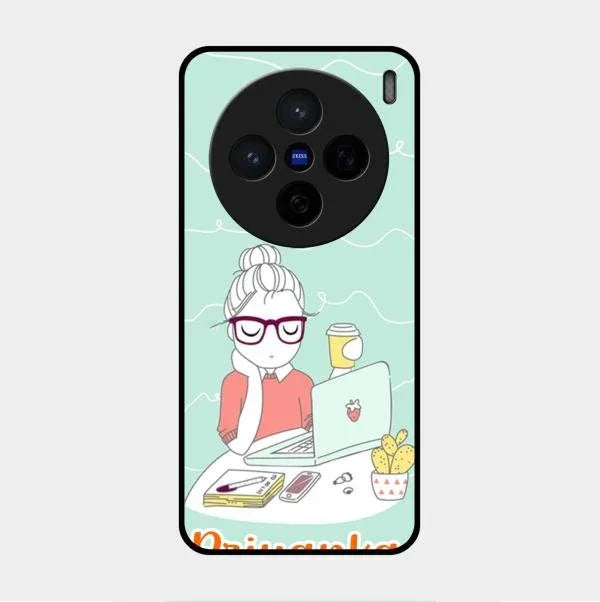 creator-girl-glossy-metal-case-cover-for Vivo X200 5G
