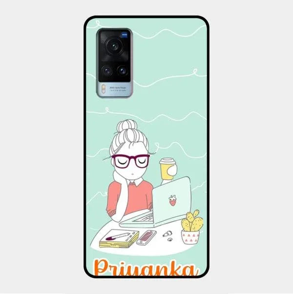 creator-girl-glossy-metal-case-cover-for Vivo X60 5G