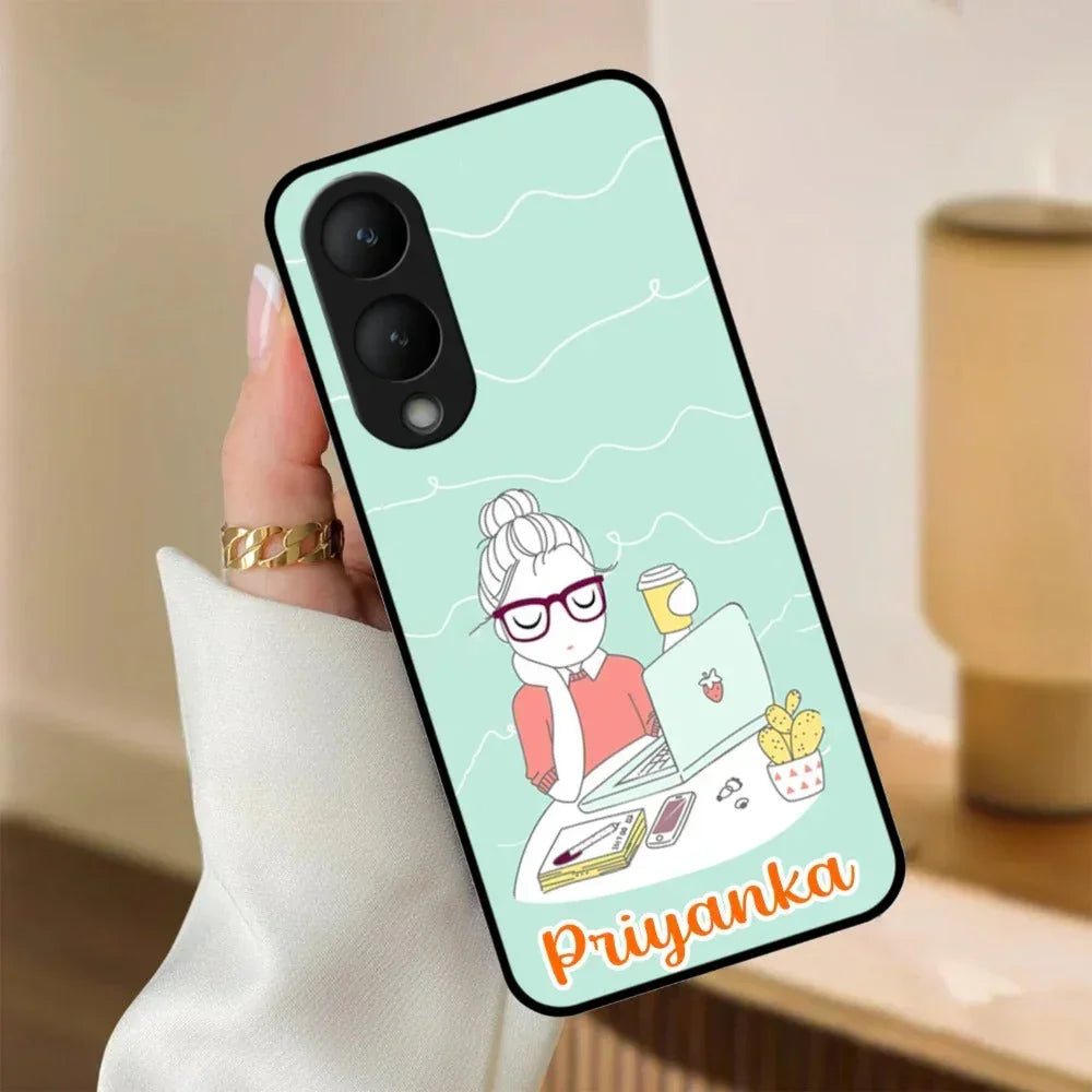 Creator Girl Glossy Metal Case Cover For Vivo - ShopOnCliQ