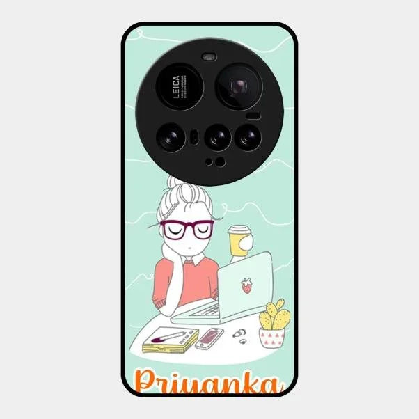 creator-girl-glossy-metal-case-cover-for Xiaomi 15 Ultra 5G