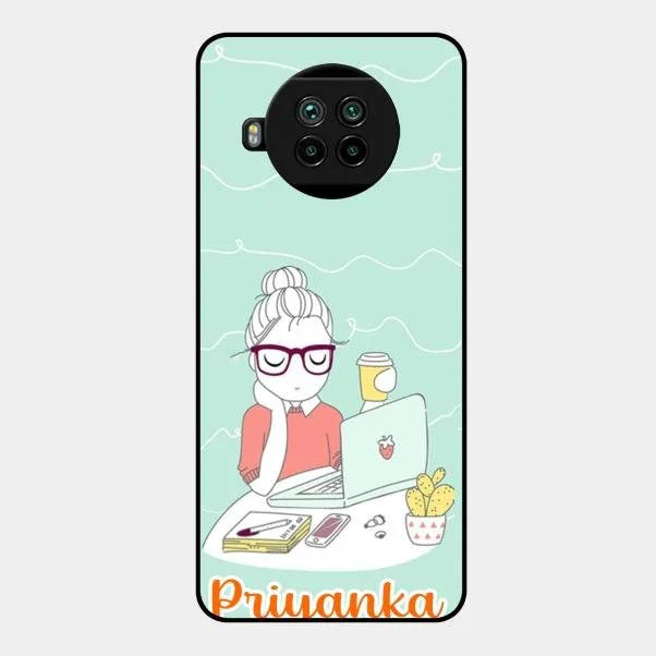 creator-girl-glossy-metal-case-cover-for Xiaomi Mi 10I 5G