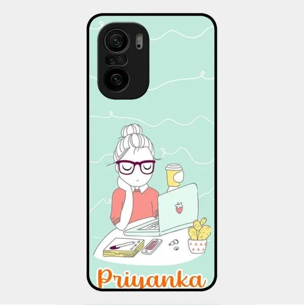 creator-girl-glossy-metal-case-cover-for Xiaomi Mi 11X 5G