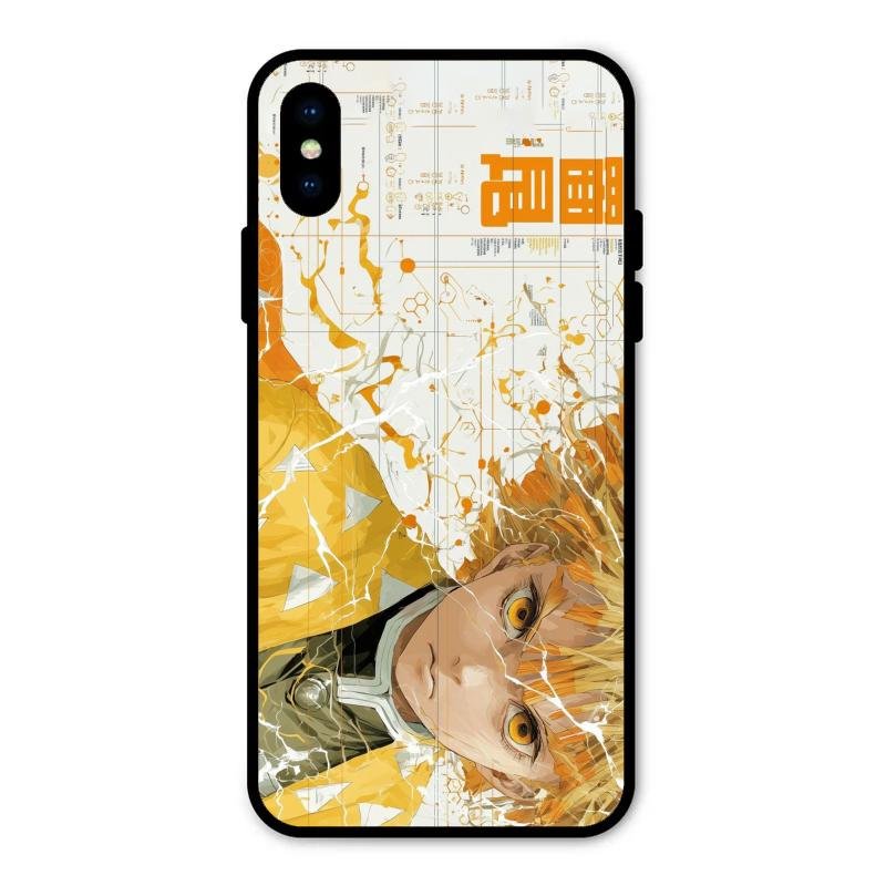 Crybaby Hero Glass Case Cover For iPhone XS