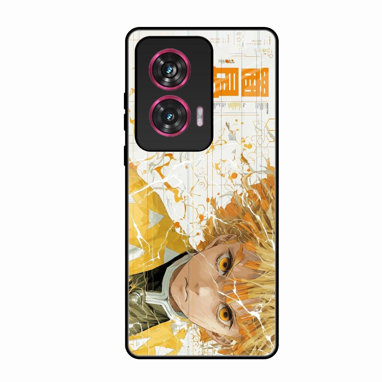 Crybaby Hero Glass Case Cover For Motorola Edge 50 Fusion 5G