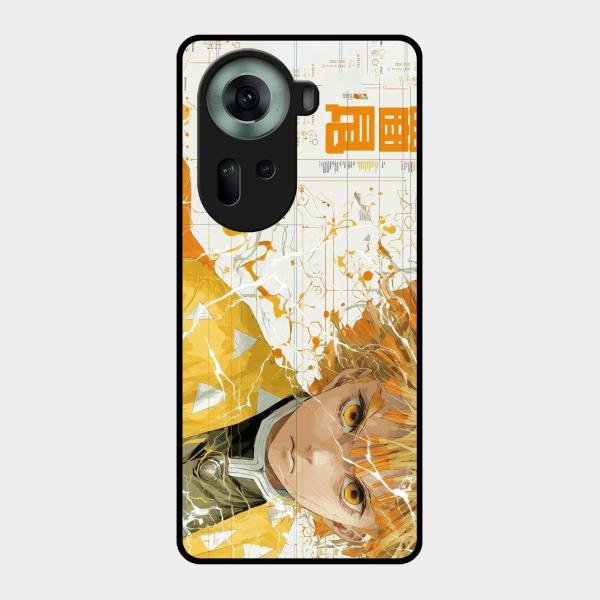 Crybaby Hero Glass Case Cover For Oppo Reno 11 5G