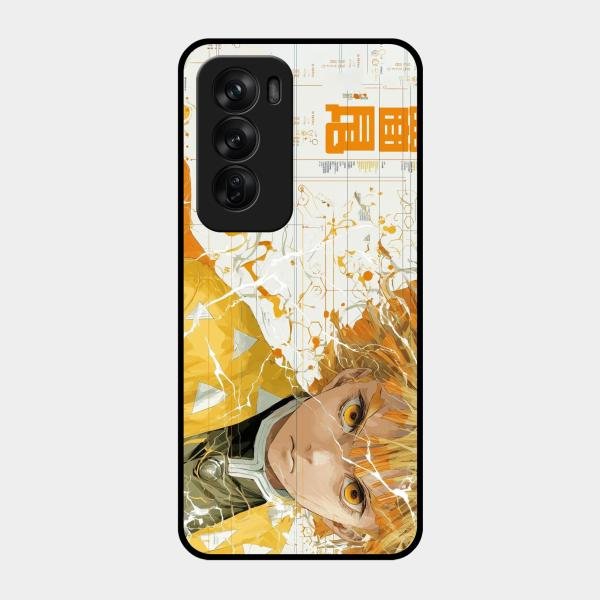 Crybaby Hero Glass Case Cover For Oppo Reno 12 Pro 5G