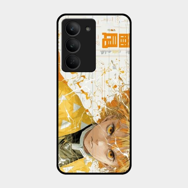 Crybaby Hero Glass Case Cover For Realme 14X 5G