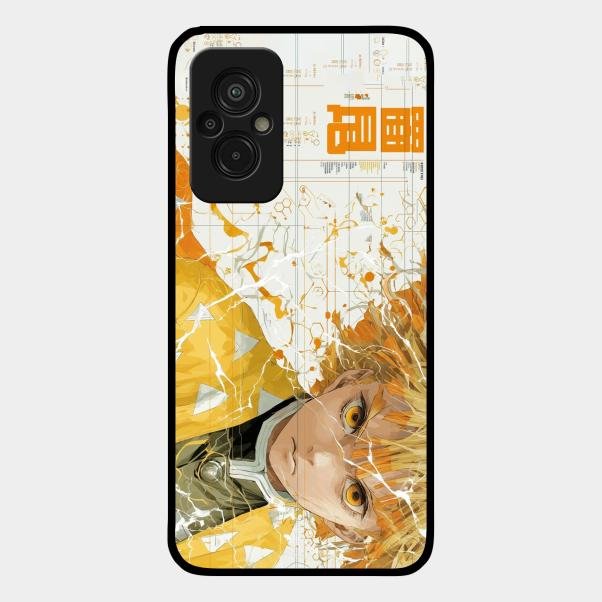 Crybaby Hero Glass Case Cover For Redmi 11 Prime 4G