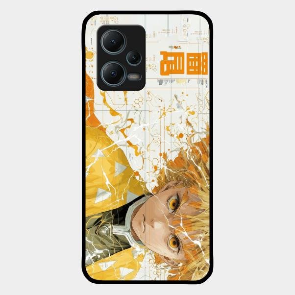 Crybaby Hero Glass Case Cover For Redmi Note 12 5G