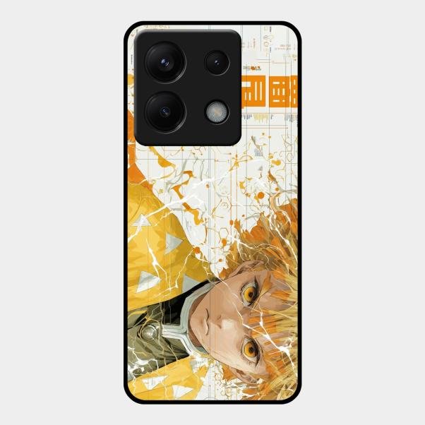 Crybaby Hero Glass Case Cover For Redmi Note 13 Pro 5G