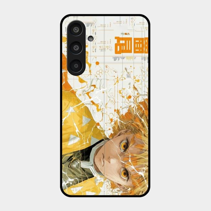 Crybaby Hero Glass Case Cover For Samsung Galaxy M35 5G