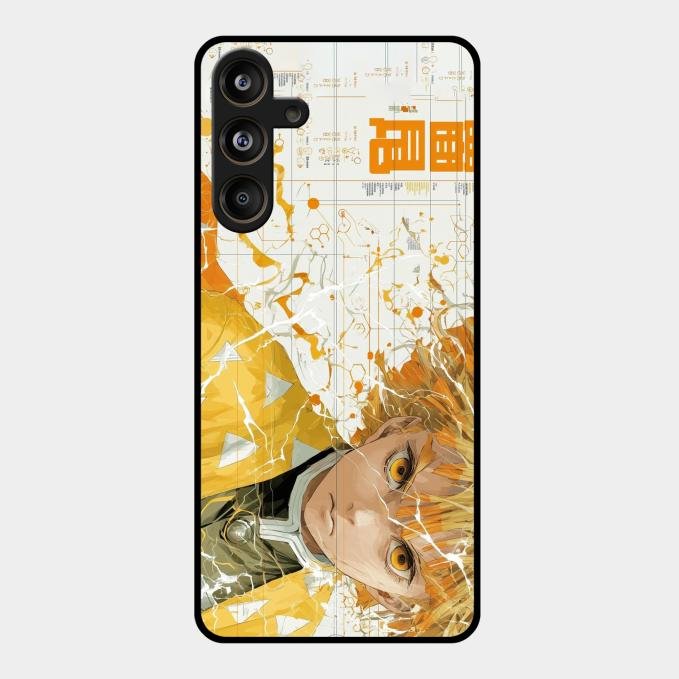Crybaby Hero Glass Case Cover For Samsung Galaxy M55 5G