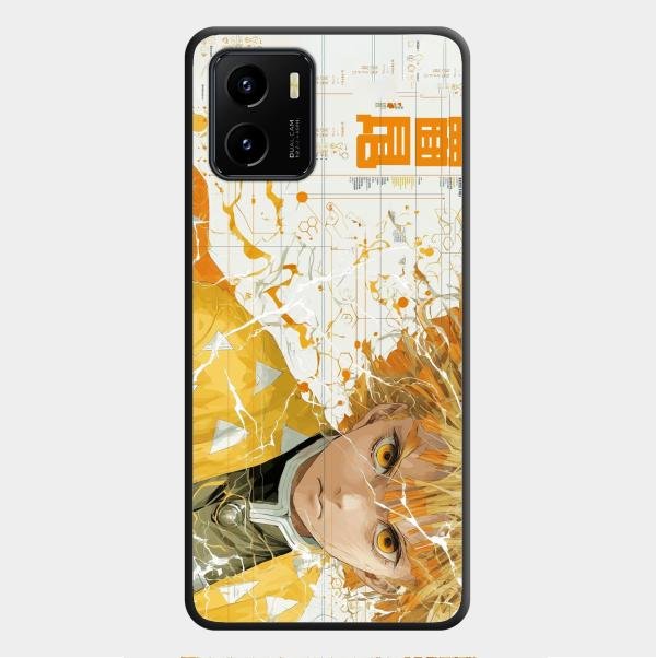 Crybaby Hero Glass Case Cover For Vivo Y01