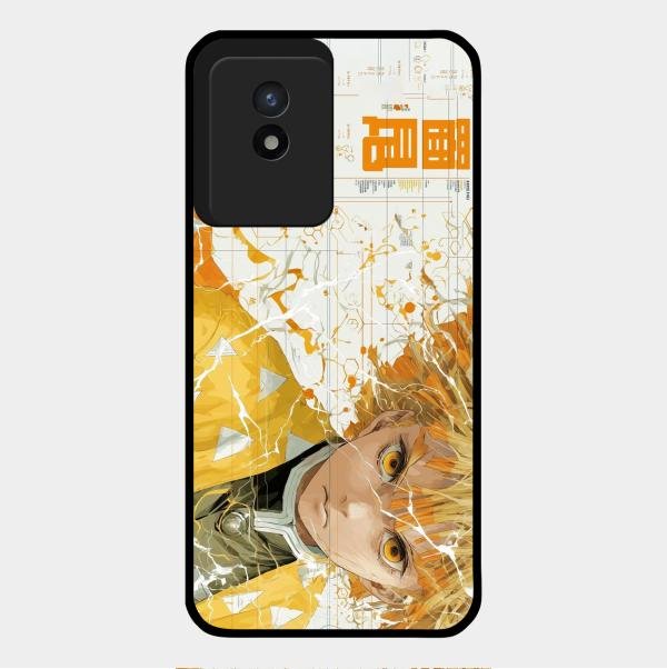 Crybaby Hero Glass Case Cover For Vivo Y02T