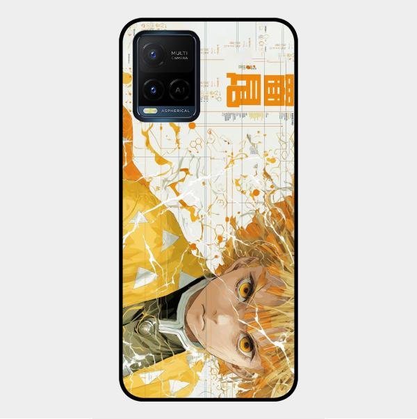 Crybaby Hero Glass Case Cover For Vivo Y21A