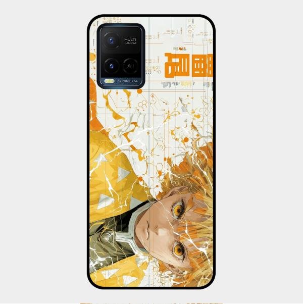 Crybaby Hero Glass Case Cover For Vivo Y21T