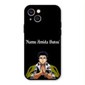 Crying Monk Glass Case Cover For iPhone 13