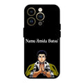 Crying Monk Glass Case Cover For iPhone 14 Pro