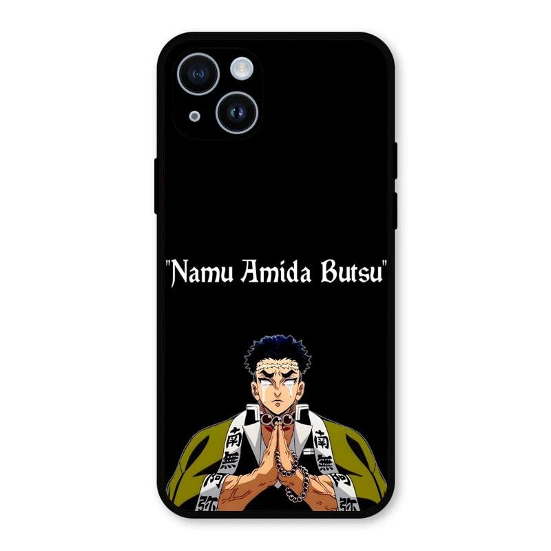 Crying Monk Glass Case Cover For iPhone 14