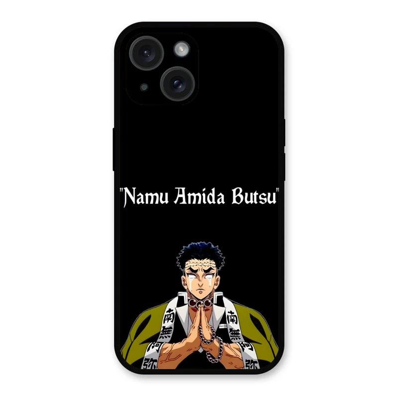 Crying Monk Glass Case Cover For iPhone 15 Plus