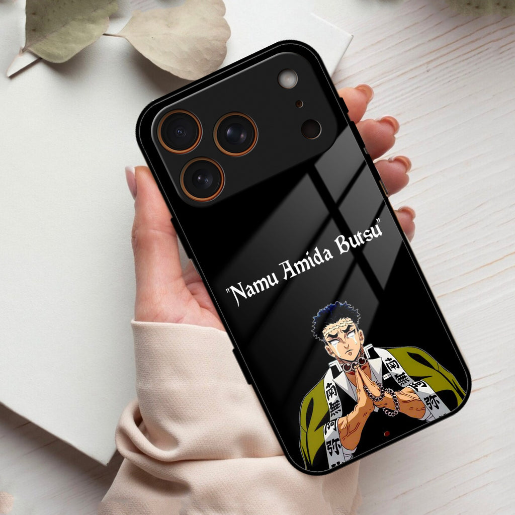 Crying Monk Glass Case Cover For iPhone 17 Pro