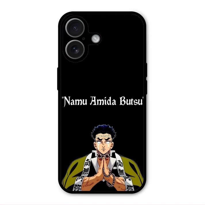 Crying Monk Glass Case Cover For iPhone 17