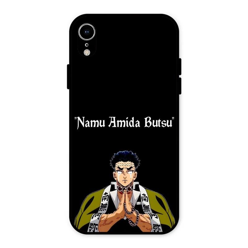 Crying Monk Glass Case Cover For iPhone XR