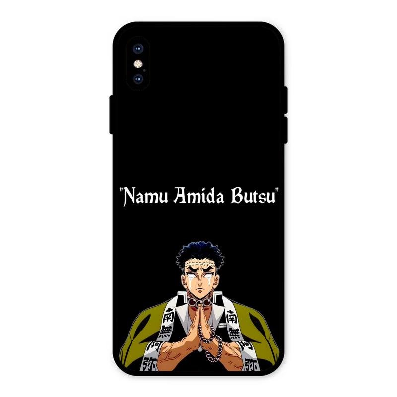Crying Monk Glass Case Cover For iPhone XS Max