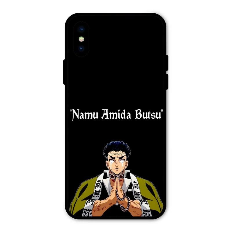 Crying Monk Glass Case Cover For iPhone XS