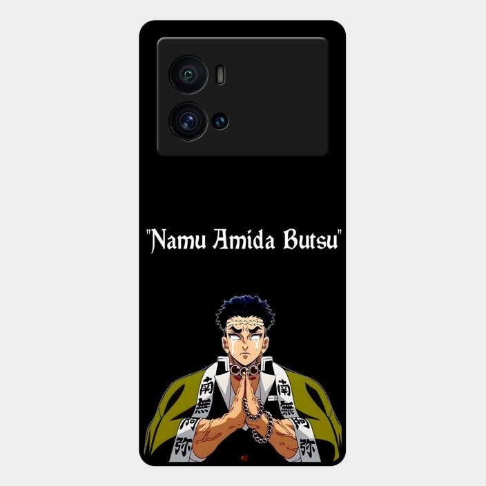 Crying Monk Glass Case Cover For Iqoo 9 Pro 5G