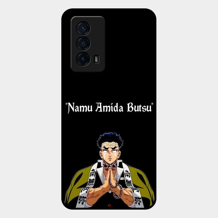 Crying Monk Glass Case Cover For Iqoo Z5 5G