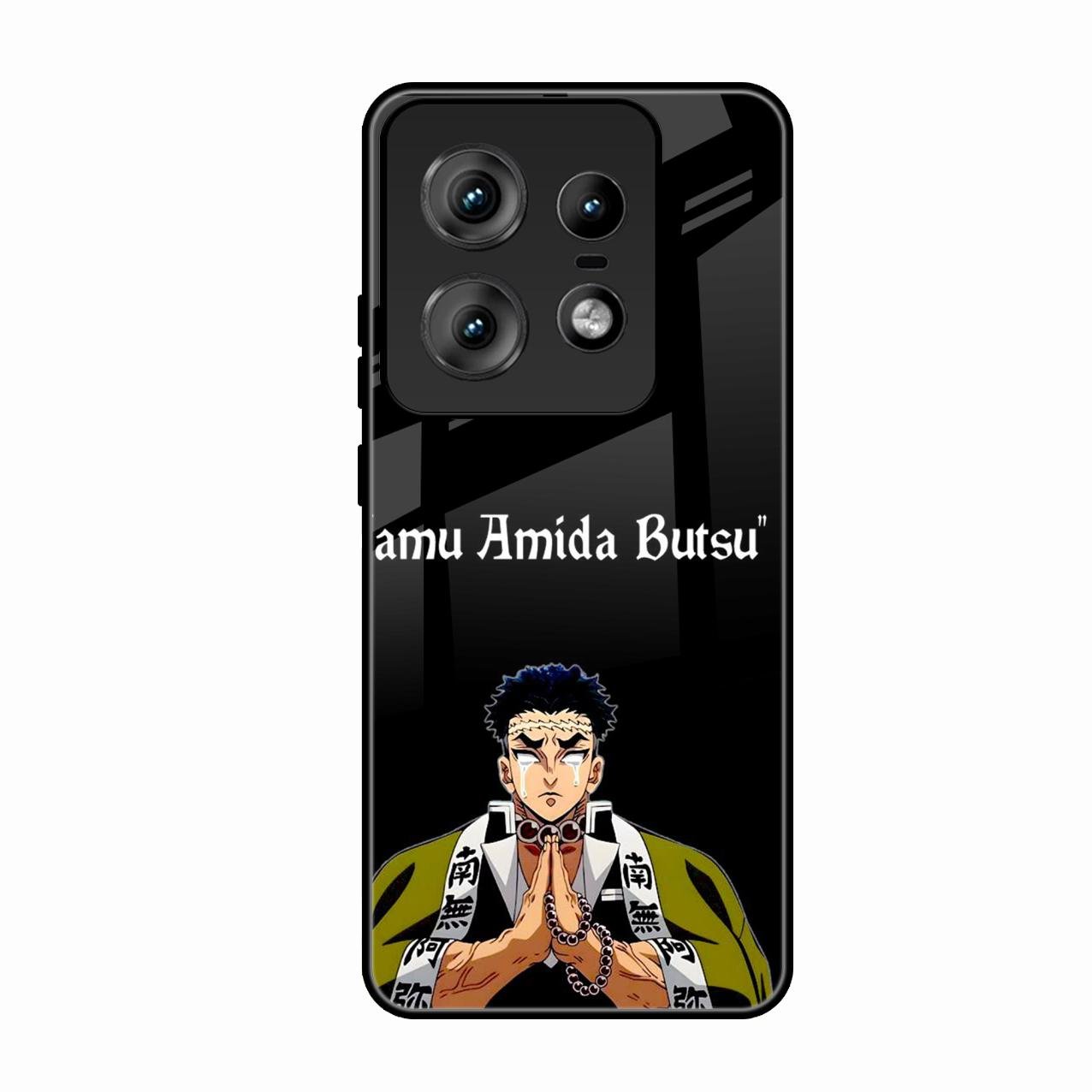 Crying Monk Glass Case Cover For Motorola Edge 50 Pro