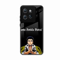 Crying Monk Glass Case Cover For Motorola Edge 50
